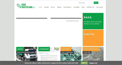 Desktop Screenshot of esorecyclingsrl.it